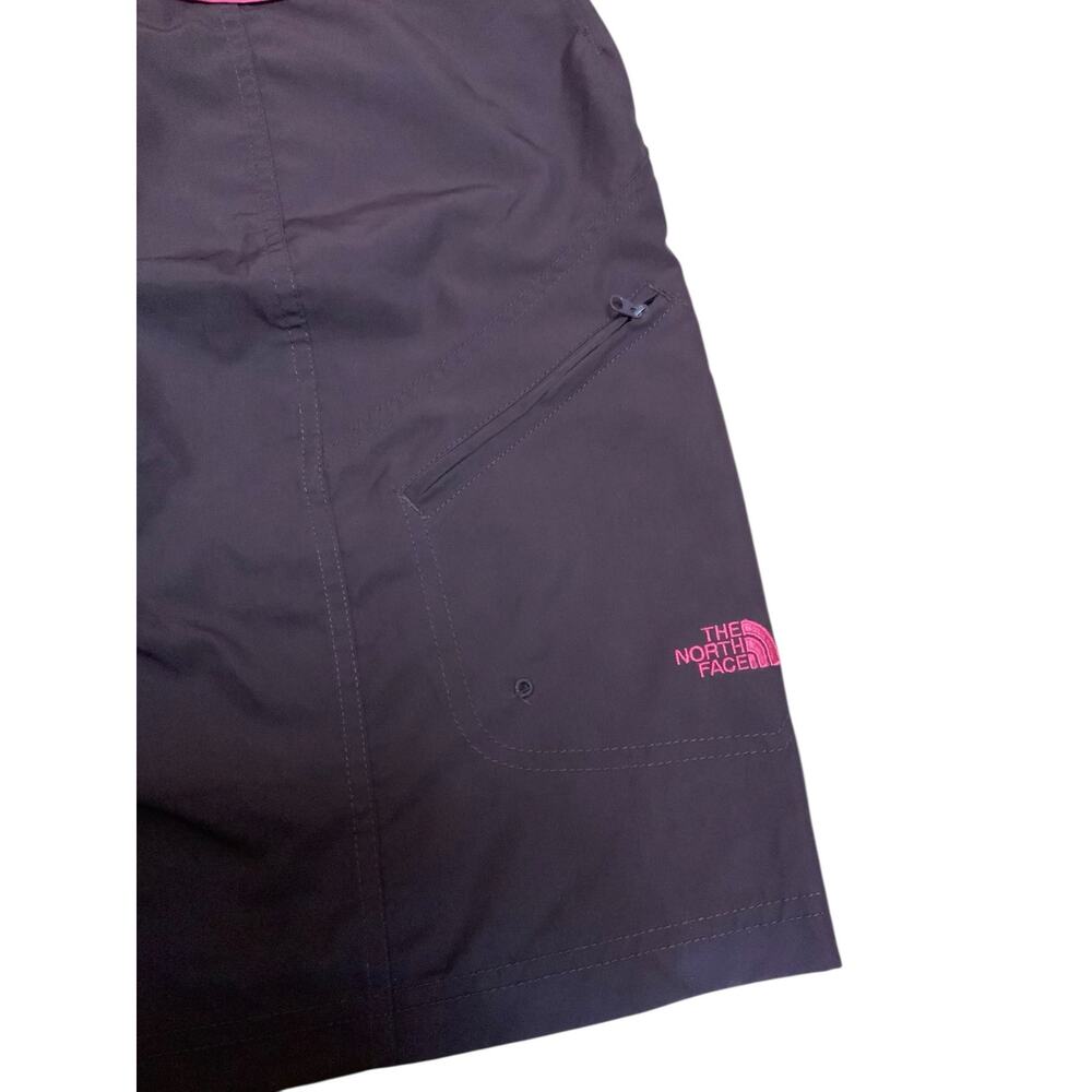 The North Face Womens Board Shorts Size 10 Black Pink Floral Swim Surf Swim - Picture 6 of 8